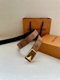 L*ouis V*uitton Belts Top Quality  34MM