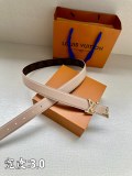 L*ouis V*uitton Belts Top Quality  30MM