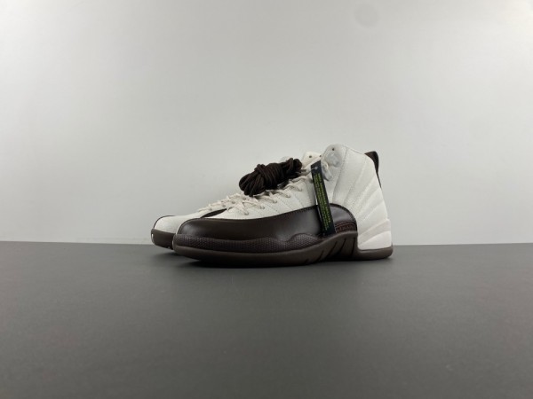 J*ordan 12 White/Baroque Brown-Sail  FZ5026-100