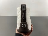 J*ordan 12 White/Baroque Brown-Sail  FZ5026-100