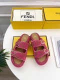 Men Women F*endi Top Quality Sandals
