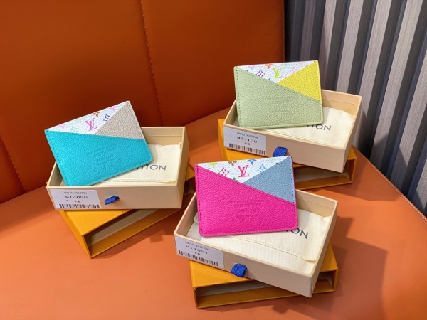 L*ouis V*uitton Top Quality Wallets  10*7*0.3CM