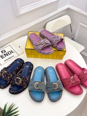 Men Women F*endi Top Quality Sandals