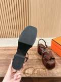 Women H*ermes Top Quality Sandals 5-7.5CM