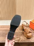 Women H*ermes Top Quality Sandals 5-7.5CM