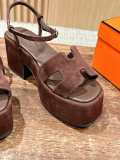 Women H*ermes Top Quality Sandals 5-7.5CM