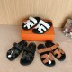 Men Women  H*ermes Top Quality Sandals