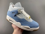 J*ordan 4 Denim  Worn Blue”小 Levis  IB6716-100