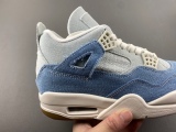 J*ordan 4 Denim  Worn Blue”小 Levis  IB6716-100