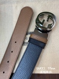 G*ucci  Belts Top Quality  37MM