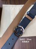 G*ucci  Belts Top Quality  37MM