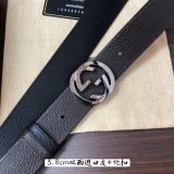 G*ucci  Belts Top Quality  38MM