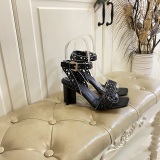 Women  L*ouis V*uitton Top Quality Sandals 8.5CM
