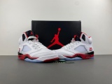 J*ordan 5 Fire Red Black Tongue HQ7978-101