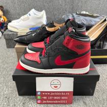 A*ir J*ordan 1 High ’85 “Bred” Color: Black/Varsity Red-White   HV6674-067