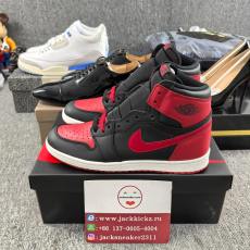 A*ir J*ordan 1 High ’85 “Bred” Color: Black/Varsity Red-White   HV6674-067