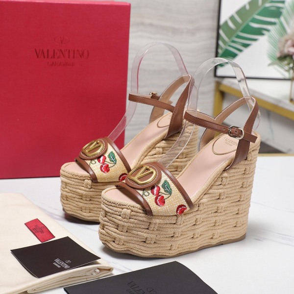 Women V*alentino Top Quality Sandals Heels 15CM