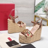 Women V*alentino Top Quality Sandals Heels 15CM