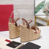 Women V*alentino Top Quality Sandals Heels 15CM