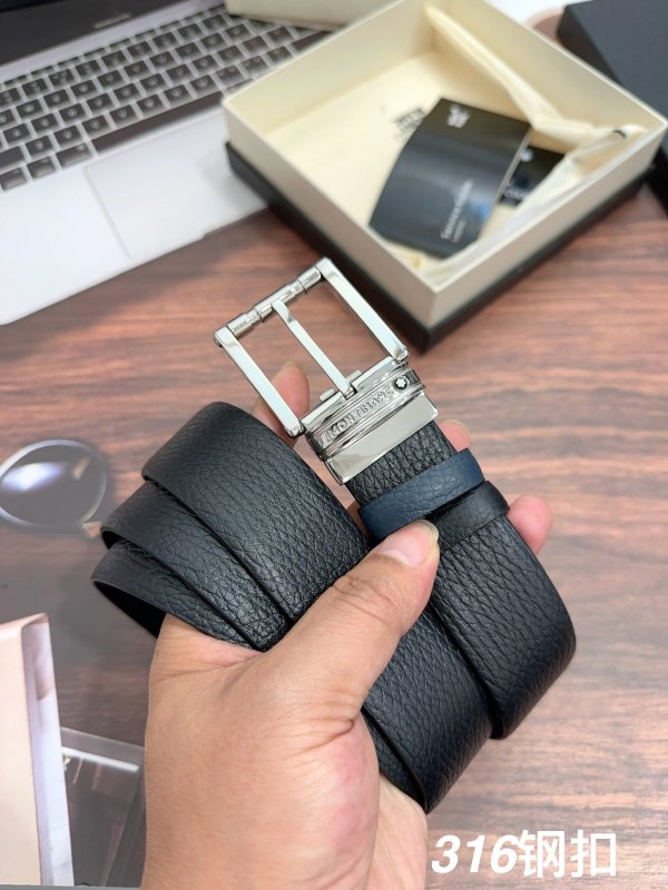 M*ontblanc Belts Top Quality 35MM