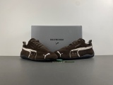 P*UMA/ x B*alenciaga x Speedcat Suede 'Brown White' 847146-WSDSD-2910