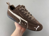 P*UMA/ x B*alenciaga x Speedcat Suede 'Brown White' 847146-WSDSD-2910