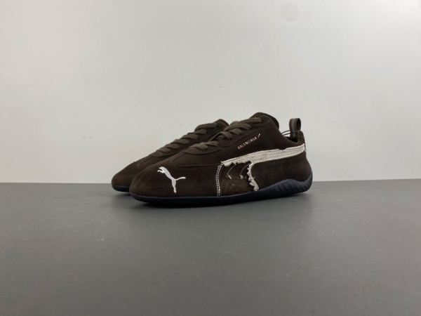 P*UMA/ x B*alenciaga x Speedcat Suede 'Brown White' 847146-WSDSD-2910