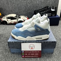J*ordan 4 Denim  Worn Blue”小 Levis  IB6716-100
