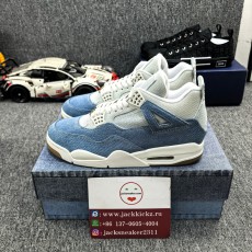 J*ordan 4 Denim  Worn Blue”小 Levis  IB6716-100