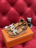 Women H*ermes Top Quality Sandals 5-7.5CM