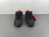 S*upreme x N*ike SB Dunk Low “Black/Red”
