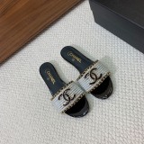 Women C*hanel Top Slippers
