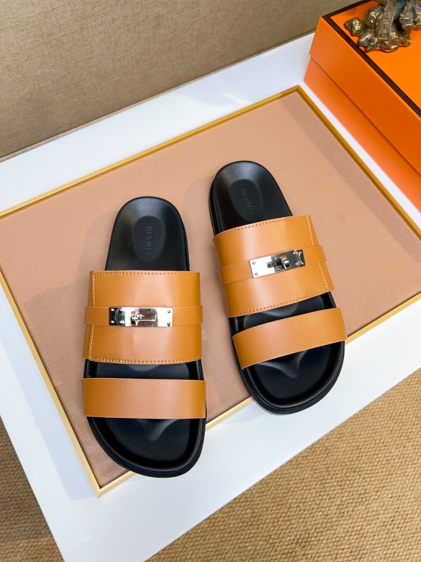 Men Women H*ermes Top Sandals