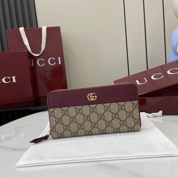 G*ucci Wallets Top Quality  10.5*19*2CM