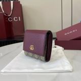 G*ucci Wallets Top Quality  12*10*3CM
