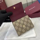 G*ucci Wallets Top Quality  12*10*3CM