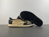 T*ravis S*cott x A*ir Jo*rdan 1 Retro Low OG SP 'Pale Vanilla  DM7866-201