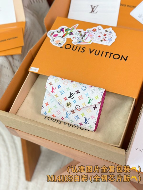 L*ouis V*uitton Top Quality  Wallets  12 *9.5 *2.5CM