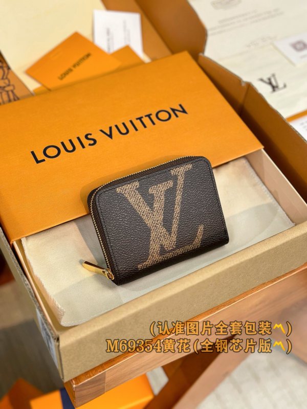 L*ouis V*uitton Top Quality  Wallets  11*8.5*2CM