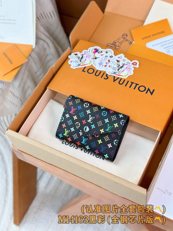 L*ouis V*uitton Top Quality  Wallets  12 *9.5 *2.5CM