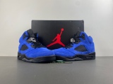 J*ordan 5 Retro Blue Suede  DD0587-400