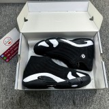 J*ordan 14 Retro 'Black White'  487471-016