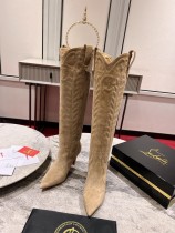 Women C*hristian L*ouboutin Top Quality Boots 8.5CM heels