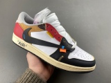 21版 T*ravis S*cott x OFF-WHITE x J*ordan 1 Low  XZ6868-005