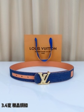 L*ouis V*uitton  Belts Top Quality  34MM