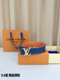 L*ouis V*uitton  Belts Top Quality  34MM