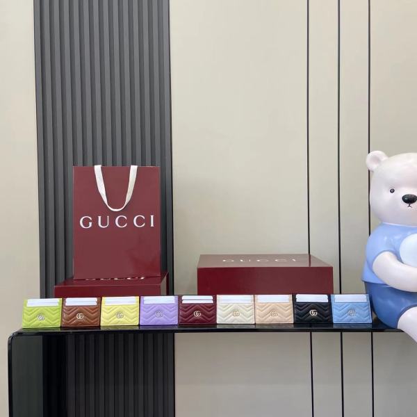 G*ucci Wallets Top Quality 10*7CM