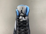 12版 A*ir J*ordan 5 Retro 2026 'Black University Blue' DD0587-008