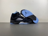 12版 A*ir J*ordan 5 Retro 2026 'Black University Blue' DD0587-008