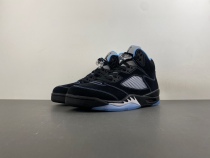 虎扑版31 A*ir J*ordan 5 Retro 2026 'Black University Blue' DD0587-008